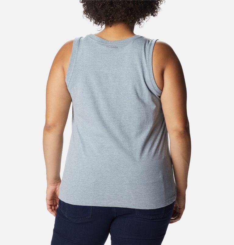 Women's Columbia Sapphire Point Tanks Grey | Plus Size CA-V1653